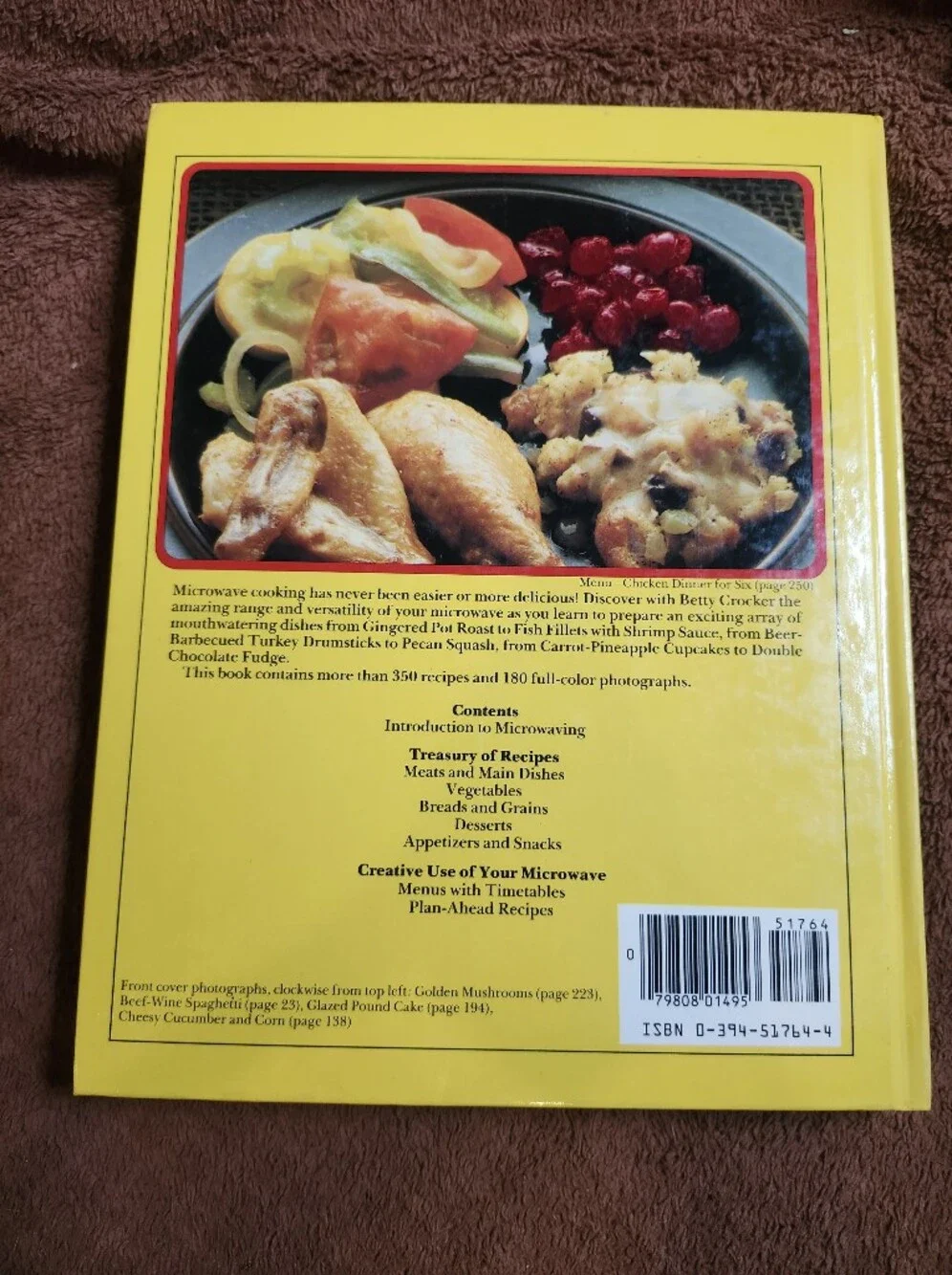 Betty Crocker Microwave Cookbook Vintage 1981